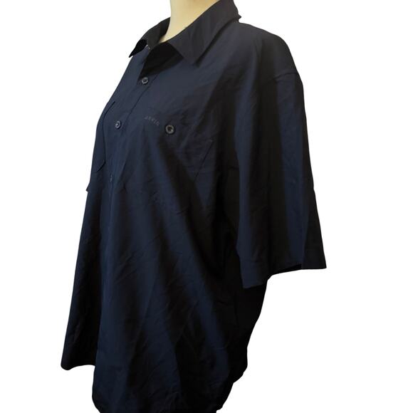 Orvis Short Sleeve Woven Shirt With UV Protection, Blue, Size XL - Picture 8 of 8